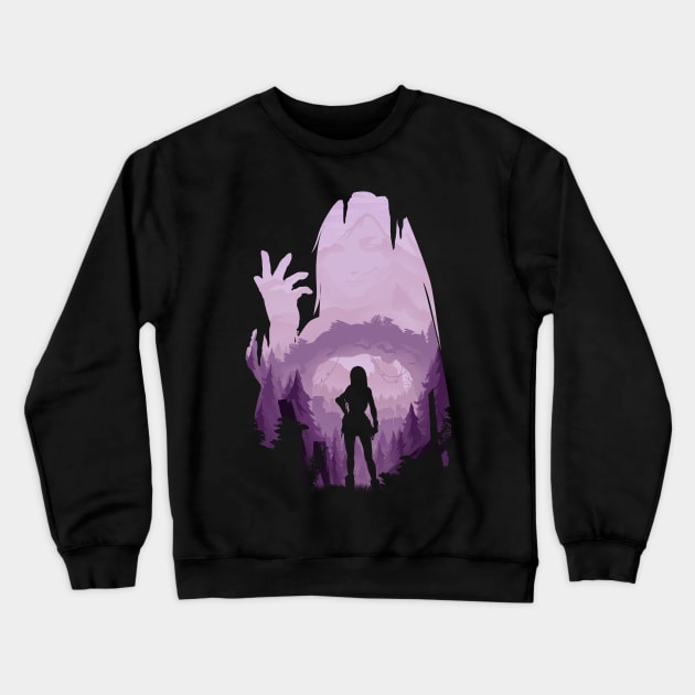 Childhood Friend Crewneck Sweatshirt by whydesign